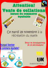 affiche vente collations équitables saint joseph remouchamps